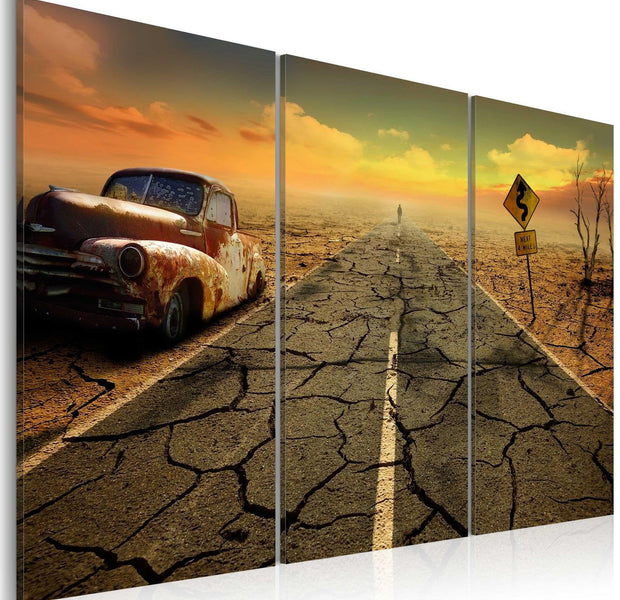 Stretched Canvas Landscape Art - On The Desert-Tiptophomedecor