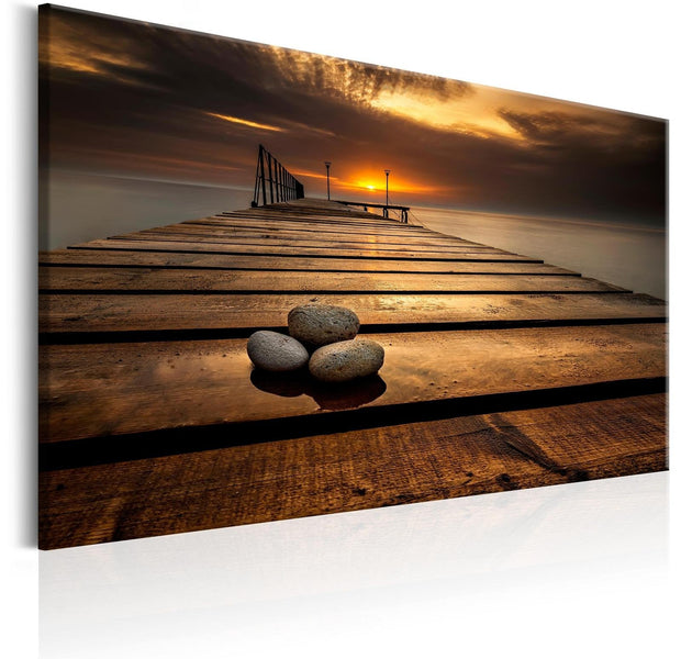 Stretched Canvas Landscape Art - Peaceful Place-Tiptophomedecor