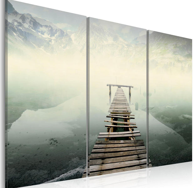 Stretched Canvas Landscape Art - Point Of No Return 3 Piece-Tiptophomedecor