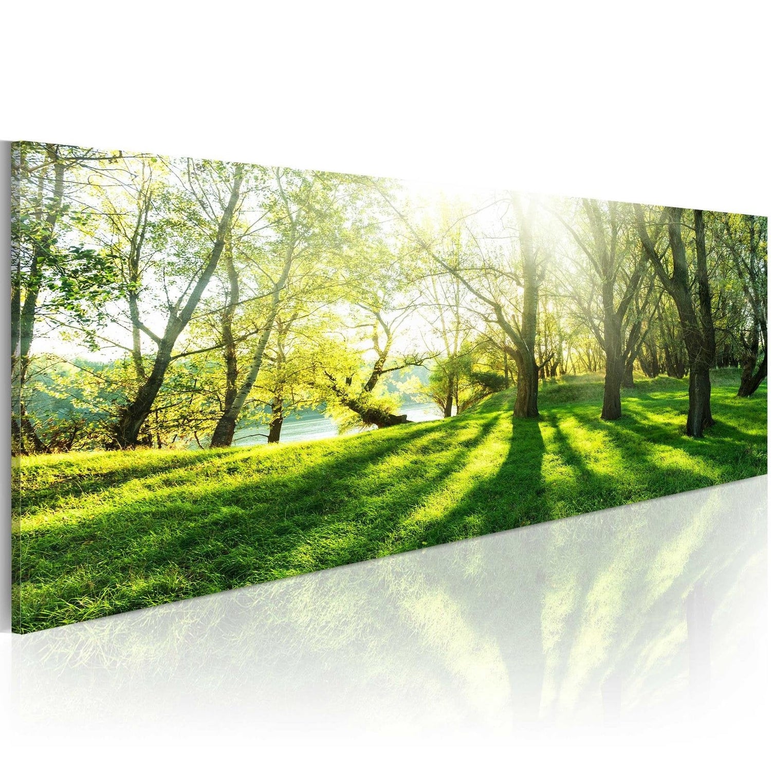 Stretched Canvas Landscape Art - Rays Of Sunshine-Tiptophomedecor