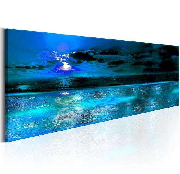 Stretched Canvas Landscape Art - Sapphire Ocean-Tiptophomedecor
