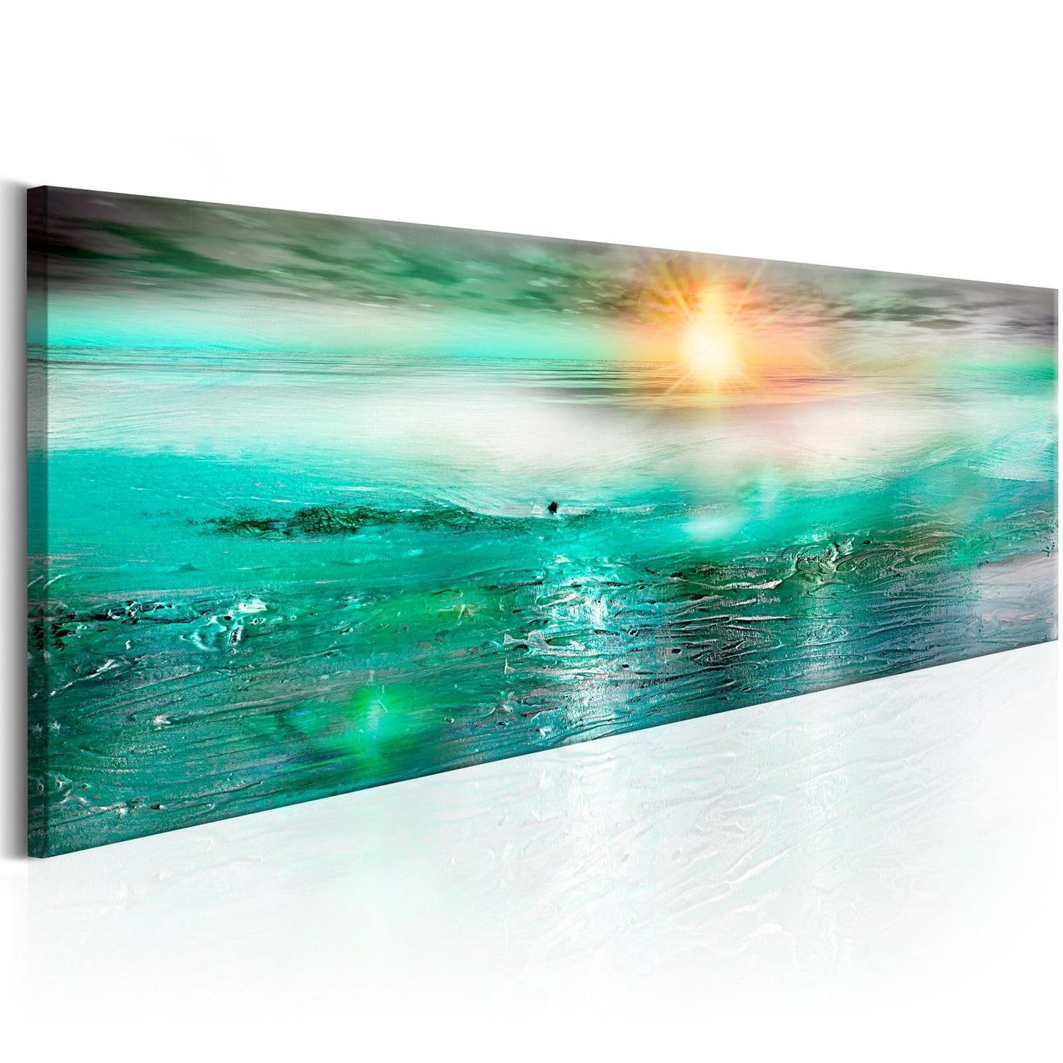 Stretched Canvas Landscape Art - Sapphire Sea-Tiptophomedecor