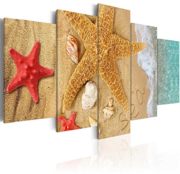 Stretched Canvas Landscape Art - Sea Treasure-Tiptophomedecor