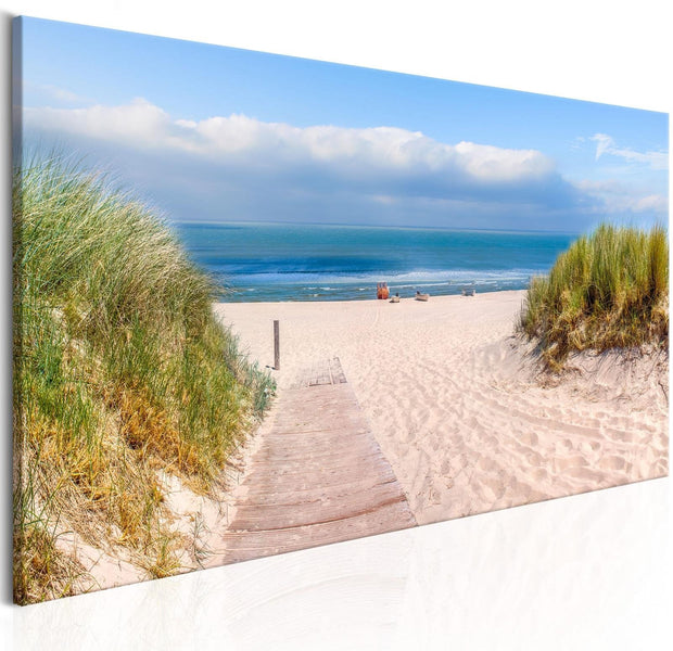 Stretched Canvas Landscape Art - Seaside Dream-Tiptophomedecor