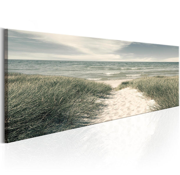 Stretched Canvas Landscape Art - Secrets Of The Sea-Tiptophomedecor