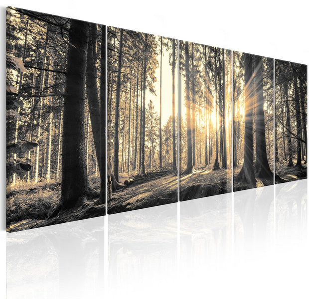 Stretched Canvas Landscape Art - Shadow Guards-Tiptophomedecor