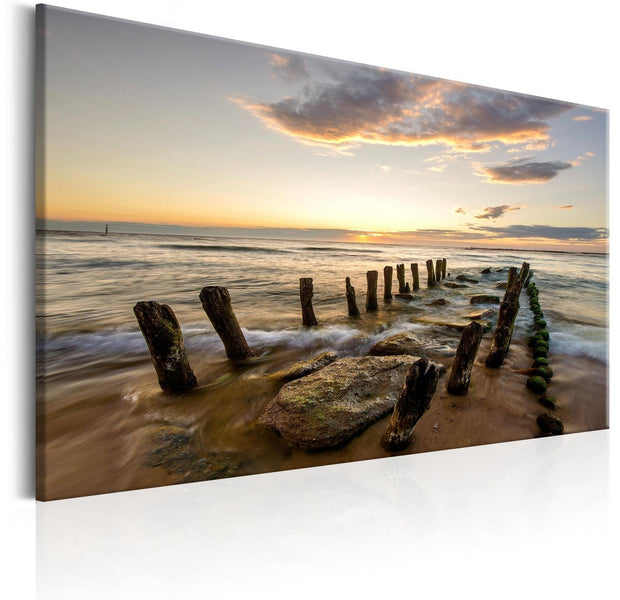 Stretched Canvas Landscape Art - Song Of The Sea-Tiptophomedecor