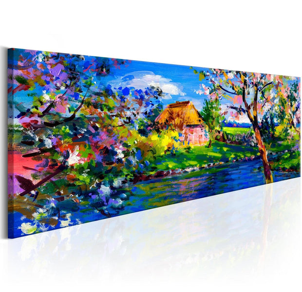 Stretched Canvas Landscape Art - Spring Charm-Tiptophomedecor