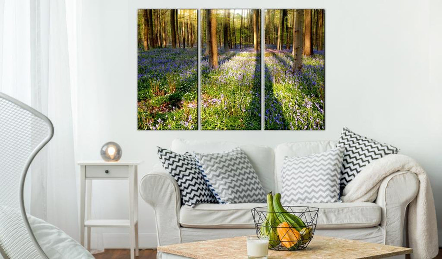 Stretched Canvas Landscape Art - Spring Forest-Tiptophomedecor