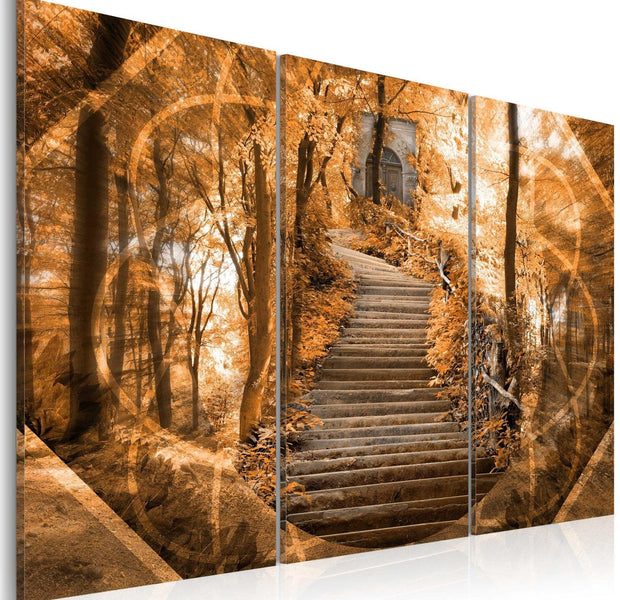 Stretched Canvas Landscape Art - Stairway To Heaven-Tiptophomedecor