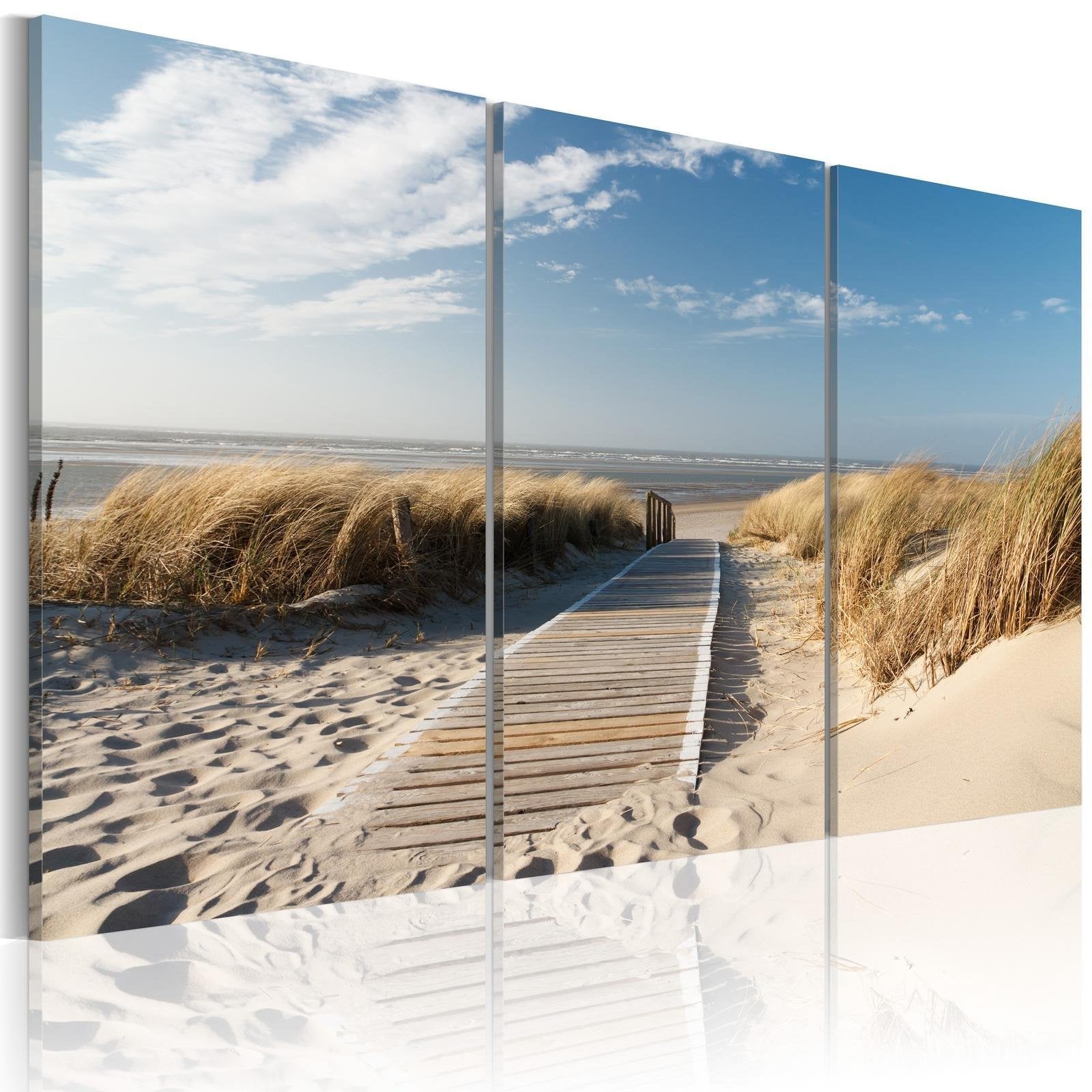 Stretched Canvas Landscape Art - Summer Is Waiting-Tiptophomedecor