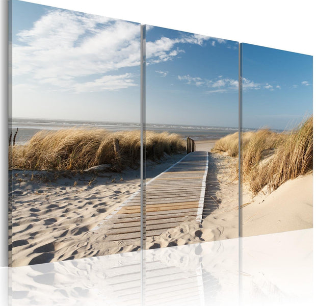 Stretched Canvas Landscape Art - Summer Is Waiting-Tiptophomedecor