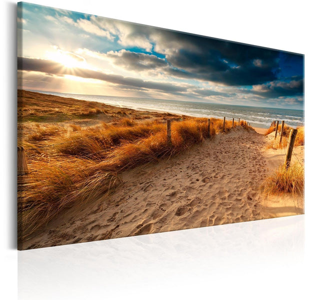 Stretched Canvas Landscape Art - Summer Storm-Tiptophomedecor