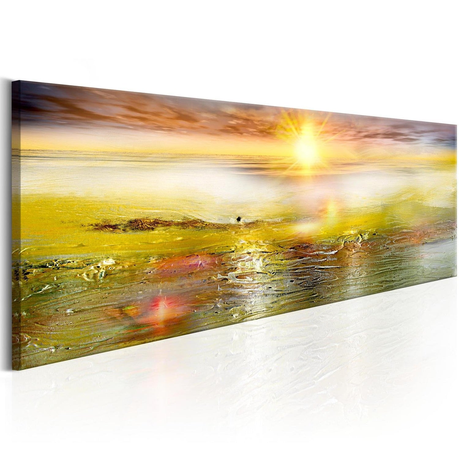 Stretched Canvas Landscape Art - Sunny Sea-Tiptophomedecor