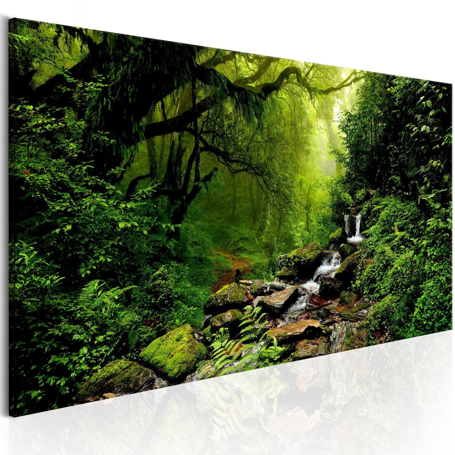 Stretched Canvas Landscape Art - The Fairytale Forest-Tiptophomedecor