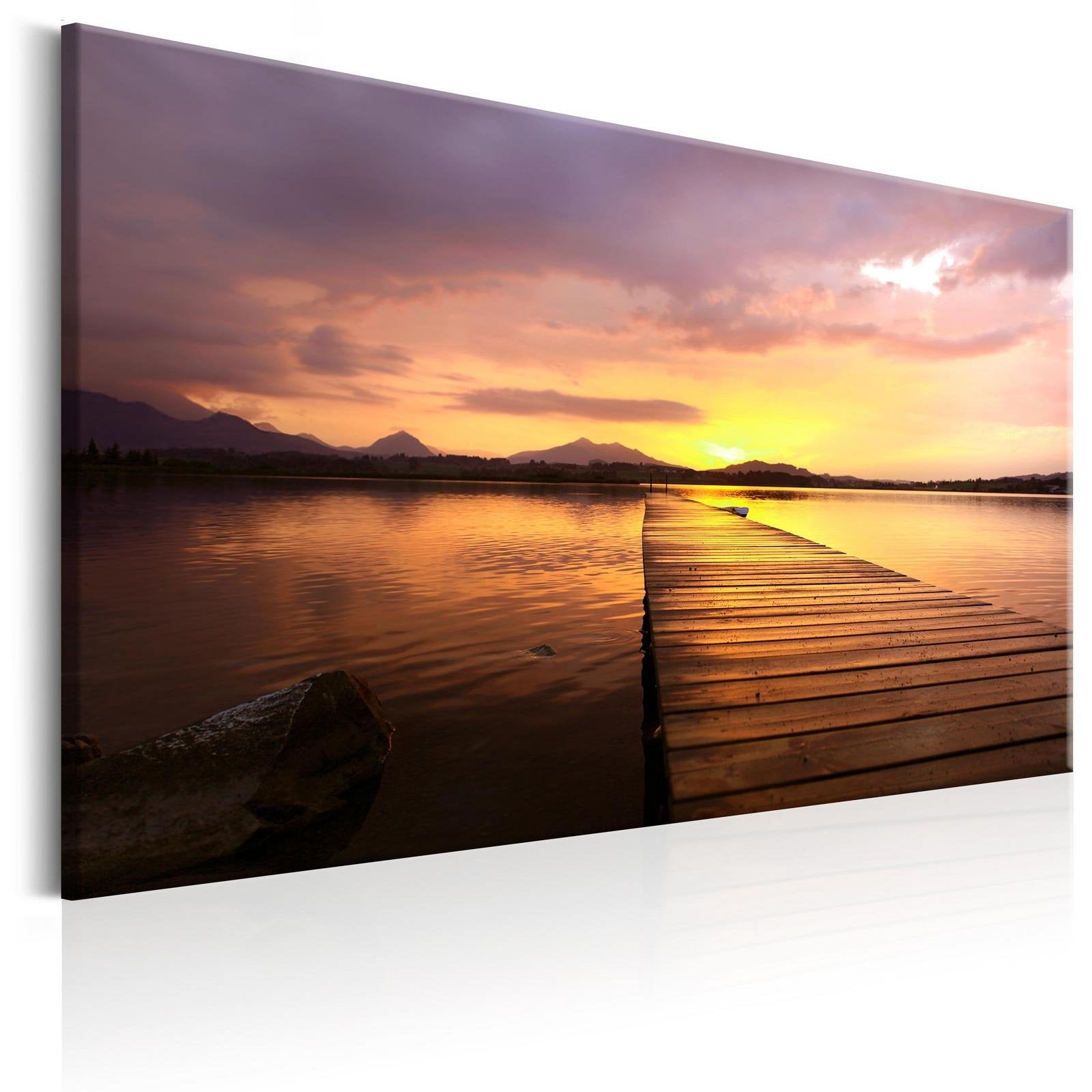 Stretched Canvas Landscape Art - The Gift Of Summer-Tiptophomedecor