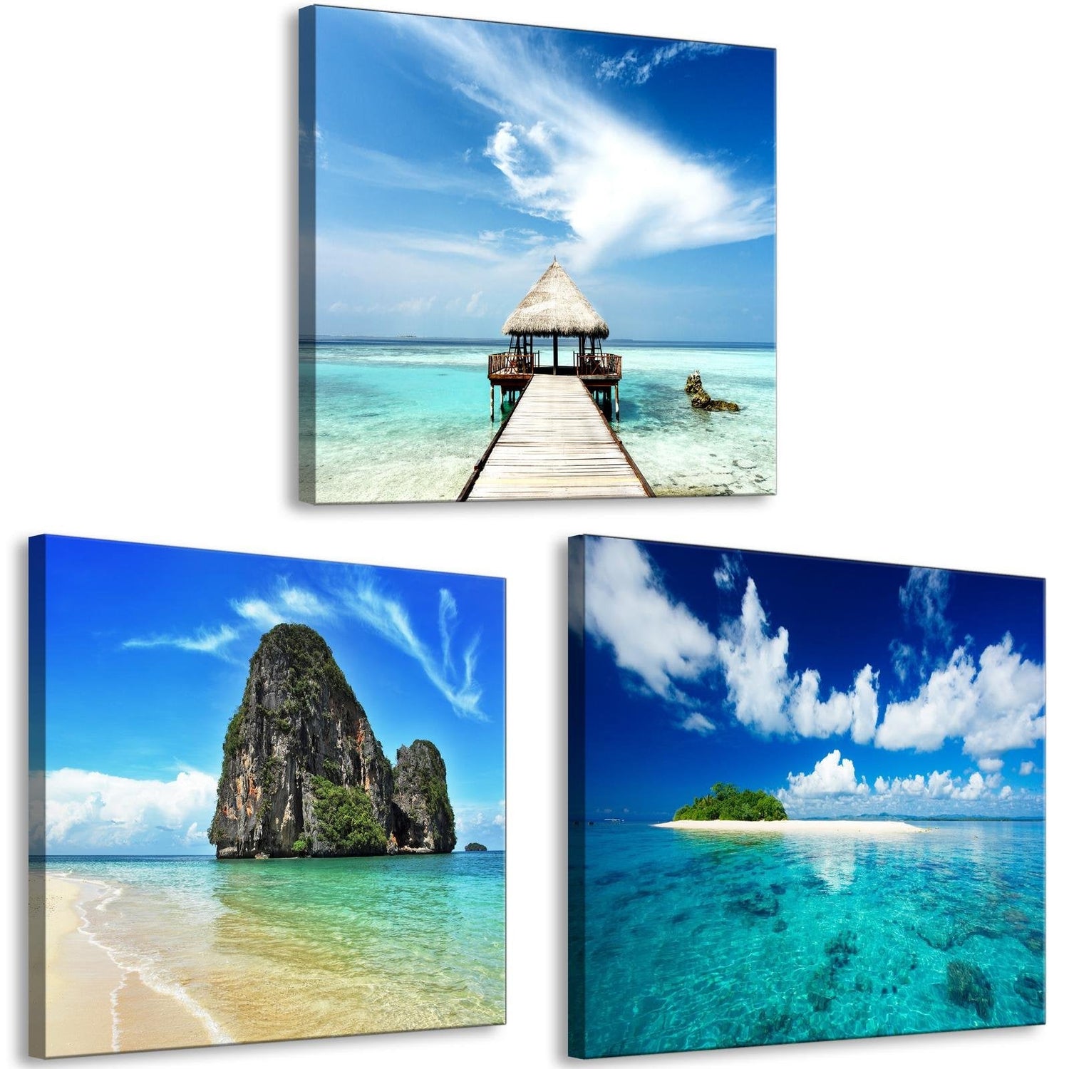 Stretched Canvas Landscape Art - The Places of Dreams-Tiptophomedecor