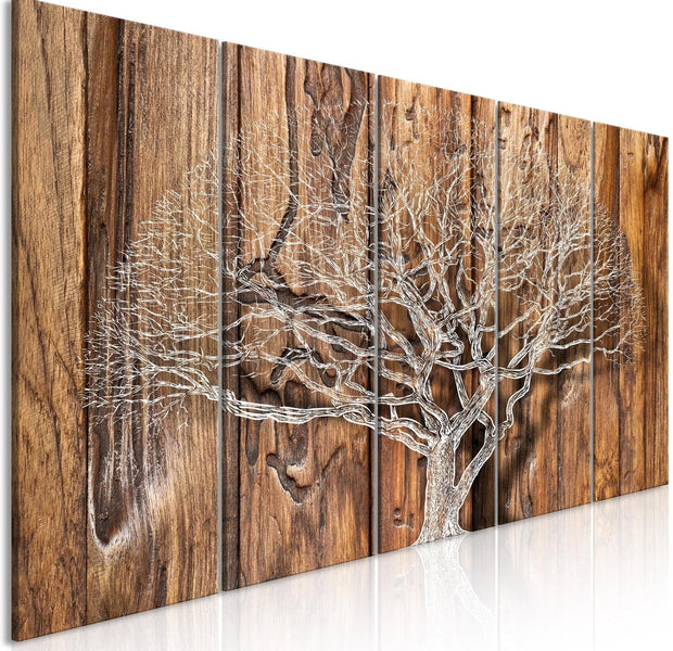 Stretched Canvas Landscape Art - Tree Chronicle 5 Piece-Tiptophomedecor