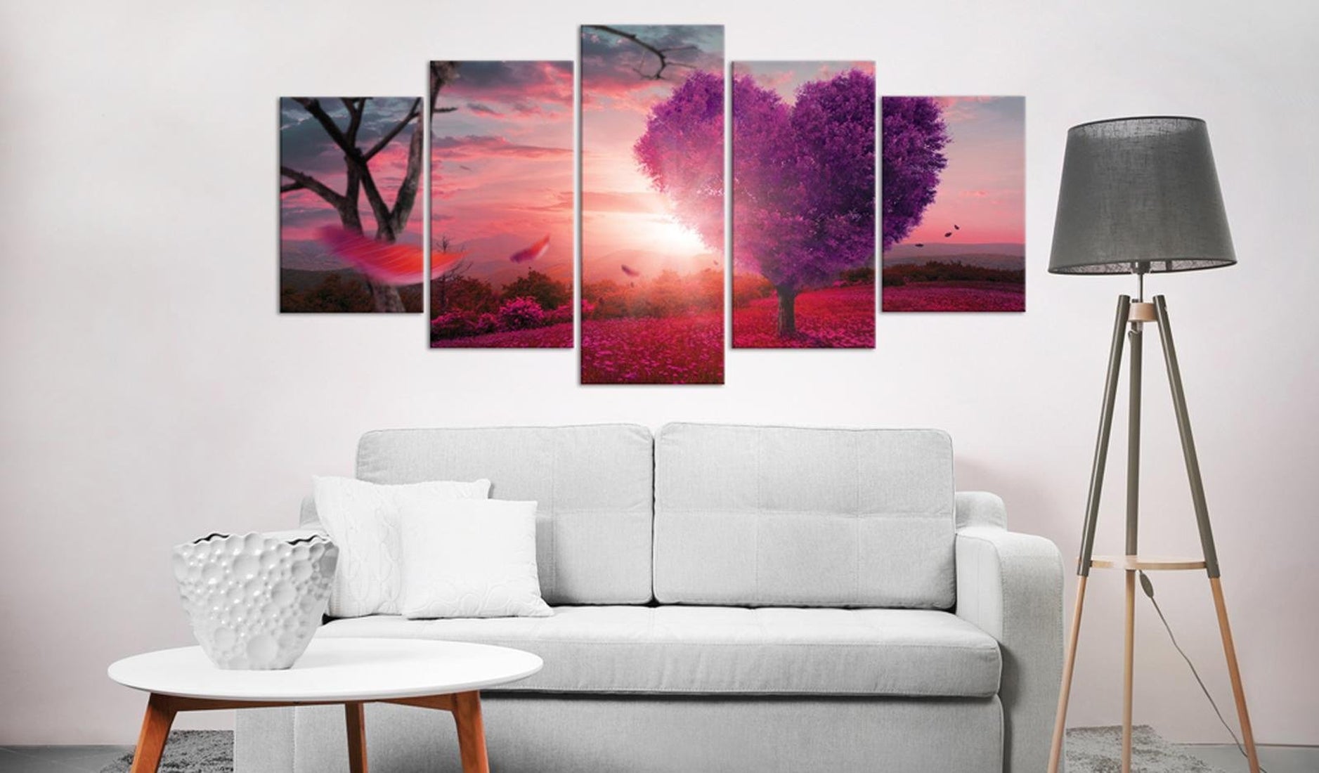 Stretched Canvas Landscape Art - Valley Of Love-Tiptophomedecor