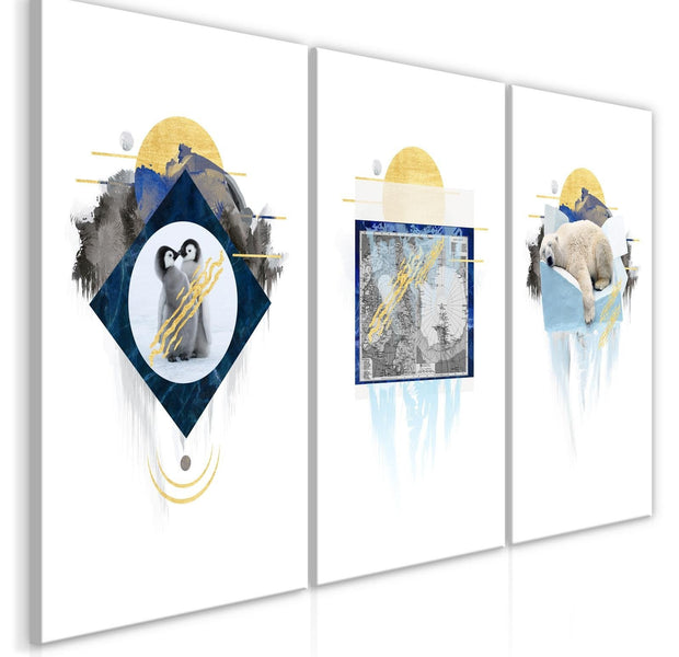 Stretched Canvas Nordic Art - Antarctica-Tiptophomedecor
