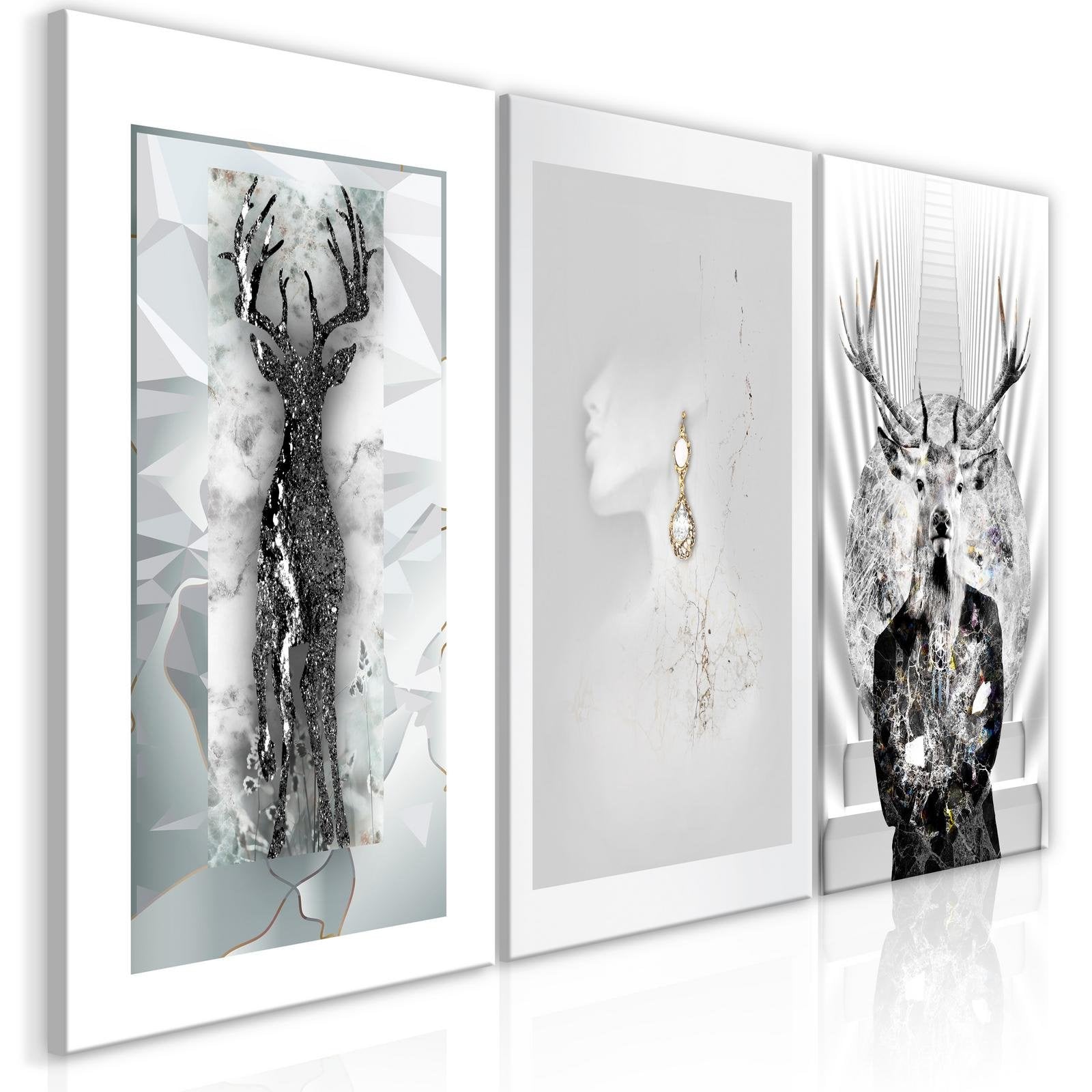 Stretched Canvas Nordic Art - Beauty Of Nature-Tiptophomedecor