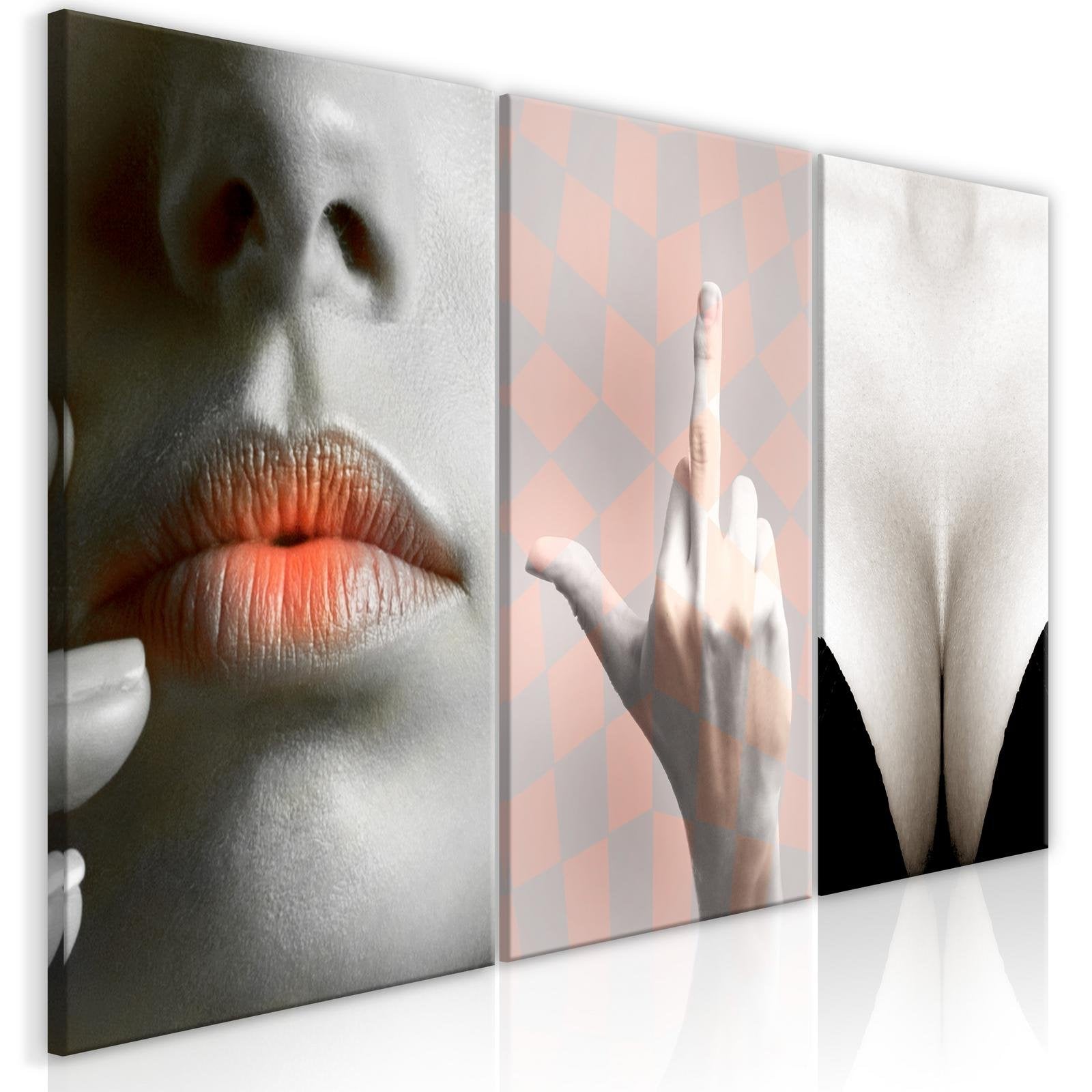 Stretched Canvas Nordic Art - Femininity-Tiptophomedecor