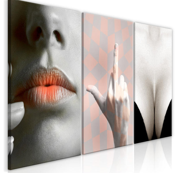 Stretched Canvas Nordic Art - Femininity-Tiptophomedecor