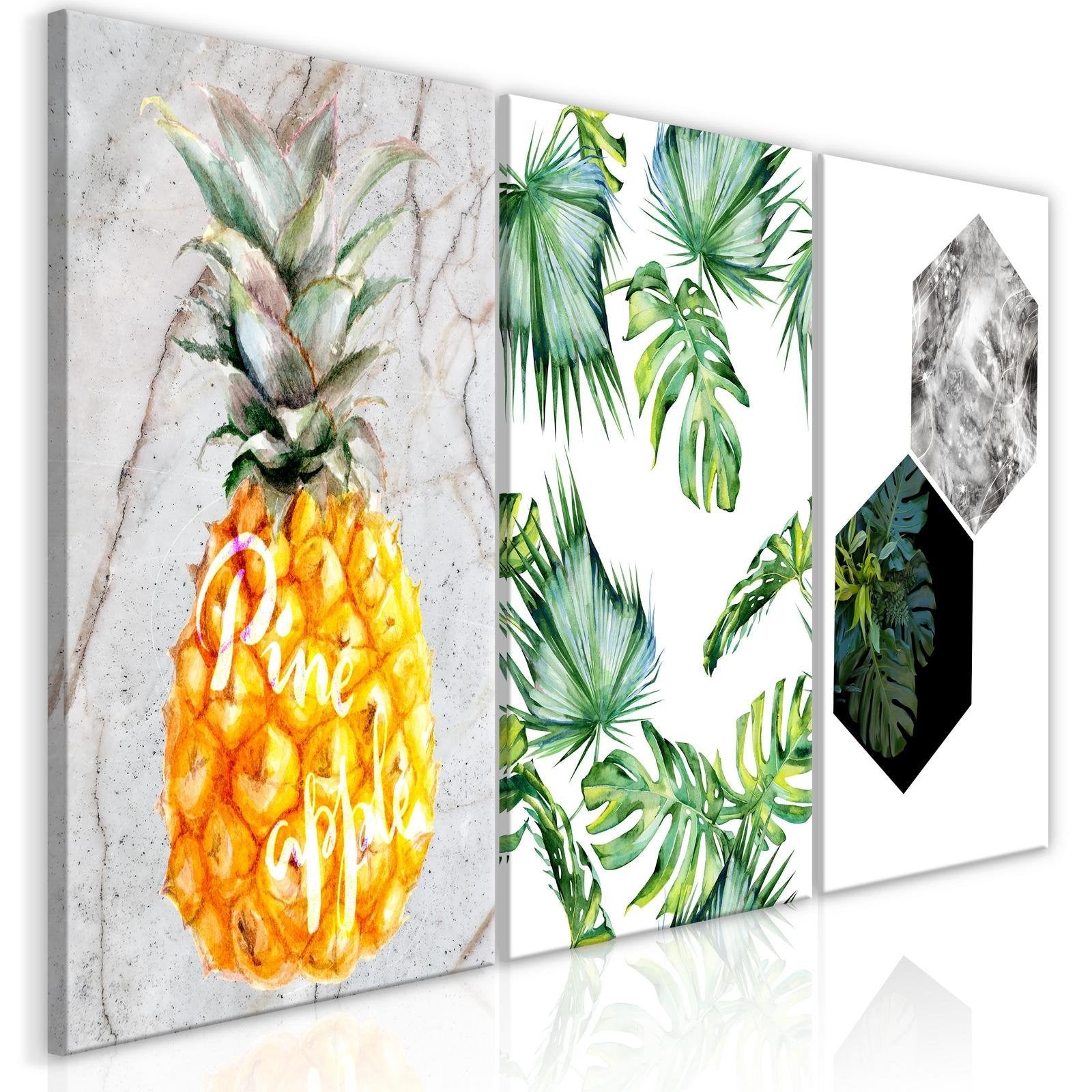 Stretched Canvas Nordic Art - Hot Tropics-Tiptophomedecor