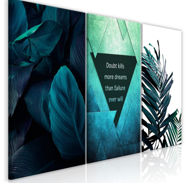 Stretched Canvas Nordic Art - Jungle Dreams-Tiptophomedecor