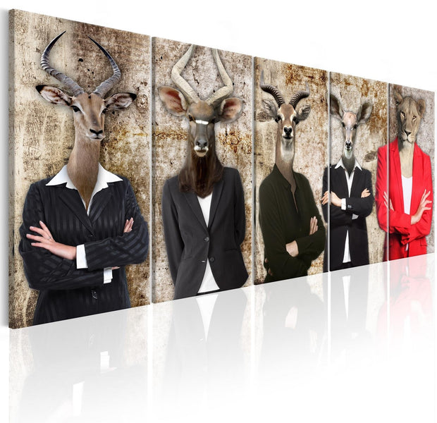 Stretched Canvas Nordic Art - Me And The Rest-Tiptophomedecor