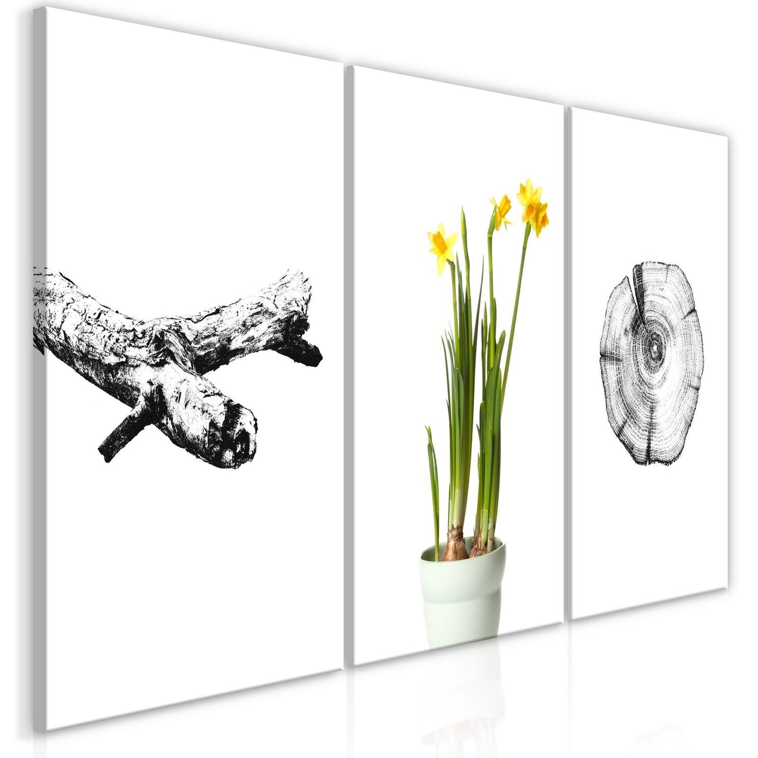 Stretched Canvas Nordic Art - Nature-Tiptophomedecor