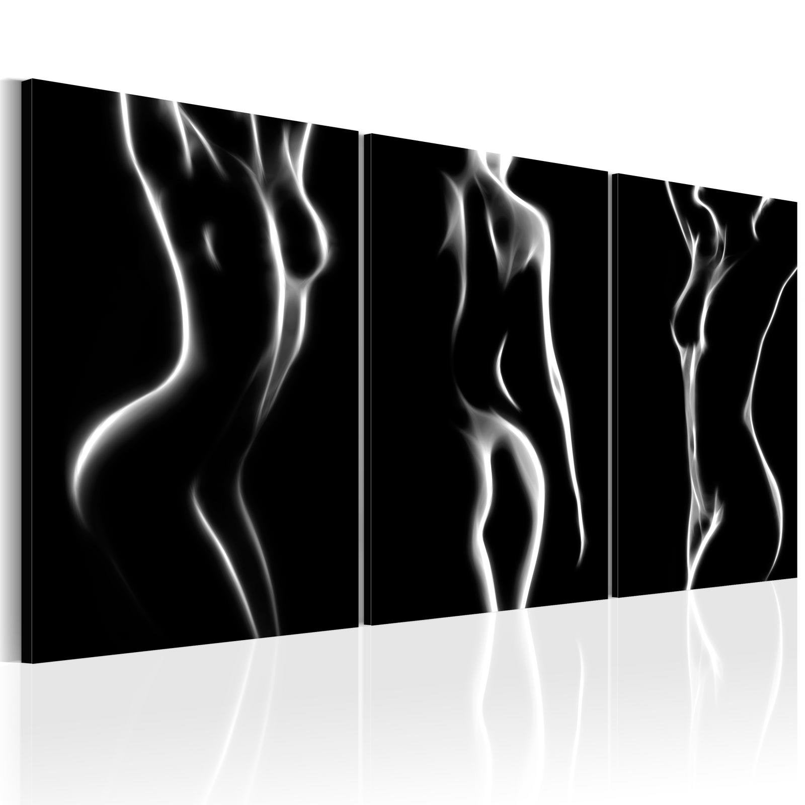 Stretched Canvas Nordic Art - Night Of Senses-Tiptophomedecor