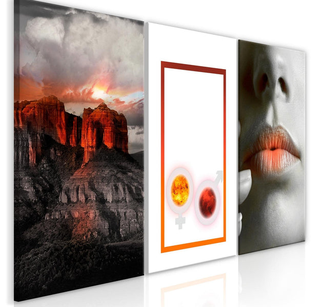 Stretched Canvas Nordic Art - Passion-Tiptophomedecor