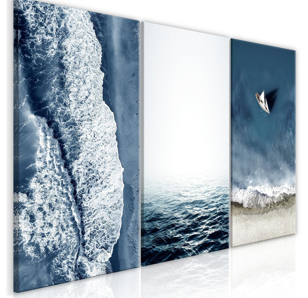 Stretched Canvas Nordic Art - Seascape-Tiptophomedecor