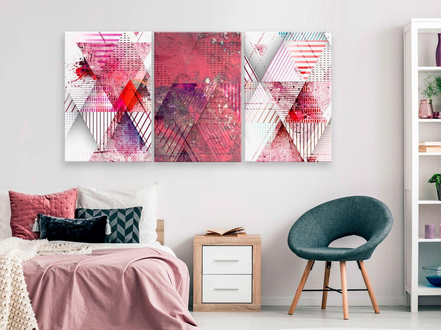 Stretched Canvas Nordic Art - Spring Layout-Tiptophomedecor
