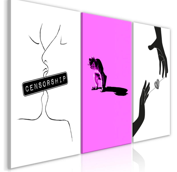 Stretched Canvas Nordic Art - Symbols-Tiptophomedecor