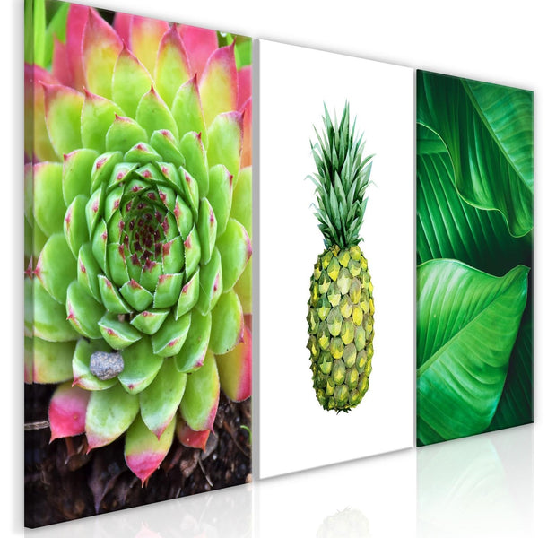 Stretched Canvas Nordic Art - Treasures Of The Tropics-Tiptophomedecor