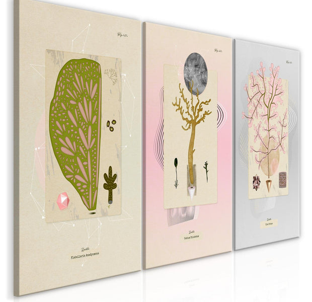 Stretched Canvas Nordic Art - Trees-Tiptophomedecor