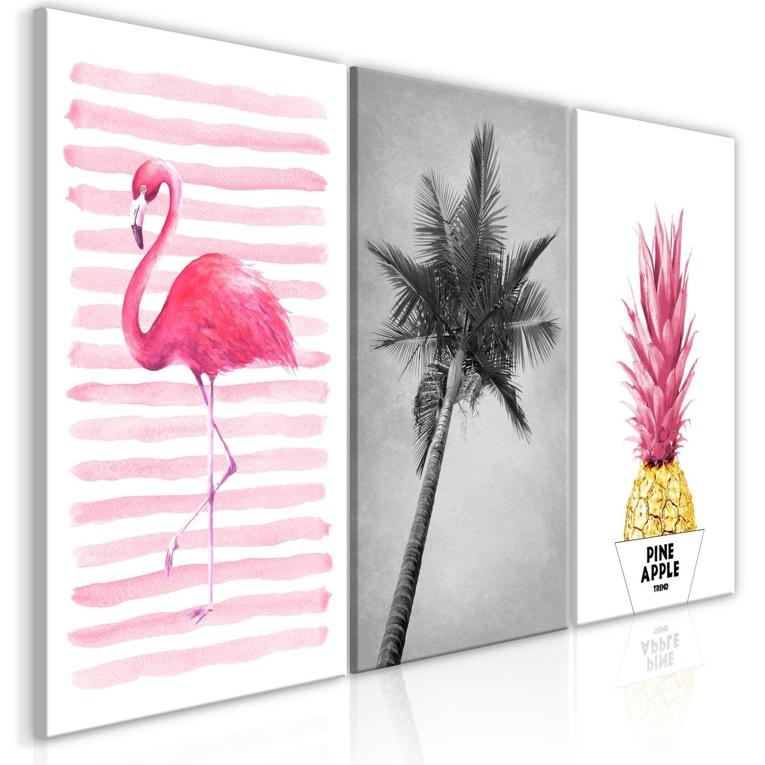 Stretched Canvas Nordic Art - Tropical Heat-Tiptophomedecor