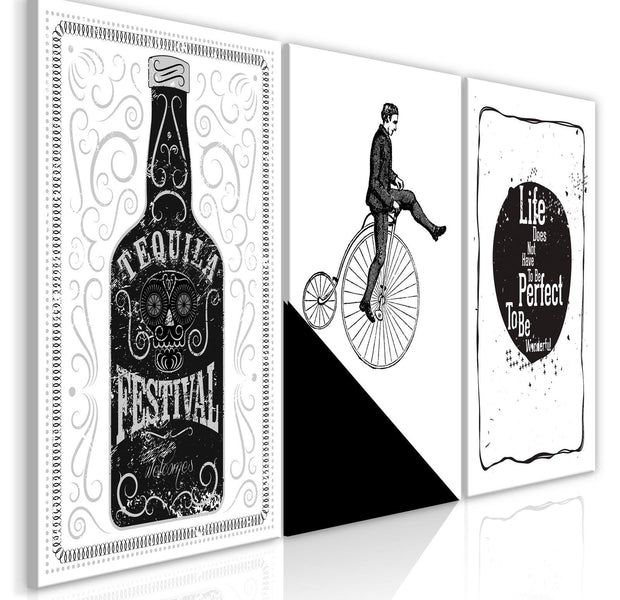 Stretched Canvas Nordic Art - Vintage-Tiptophomedecor