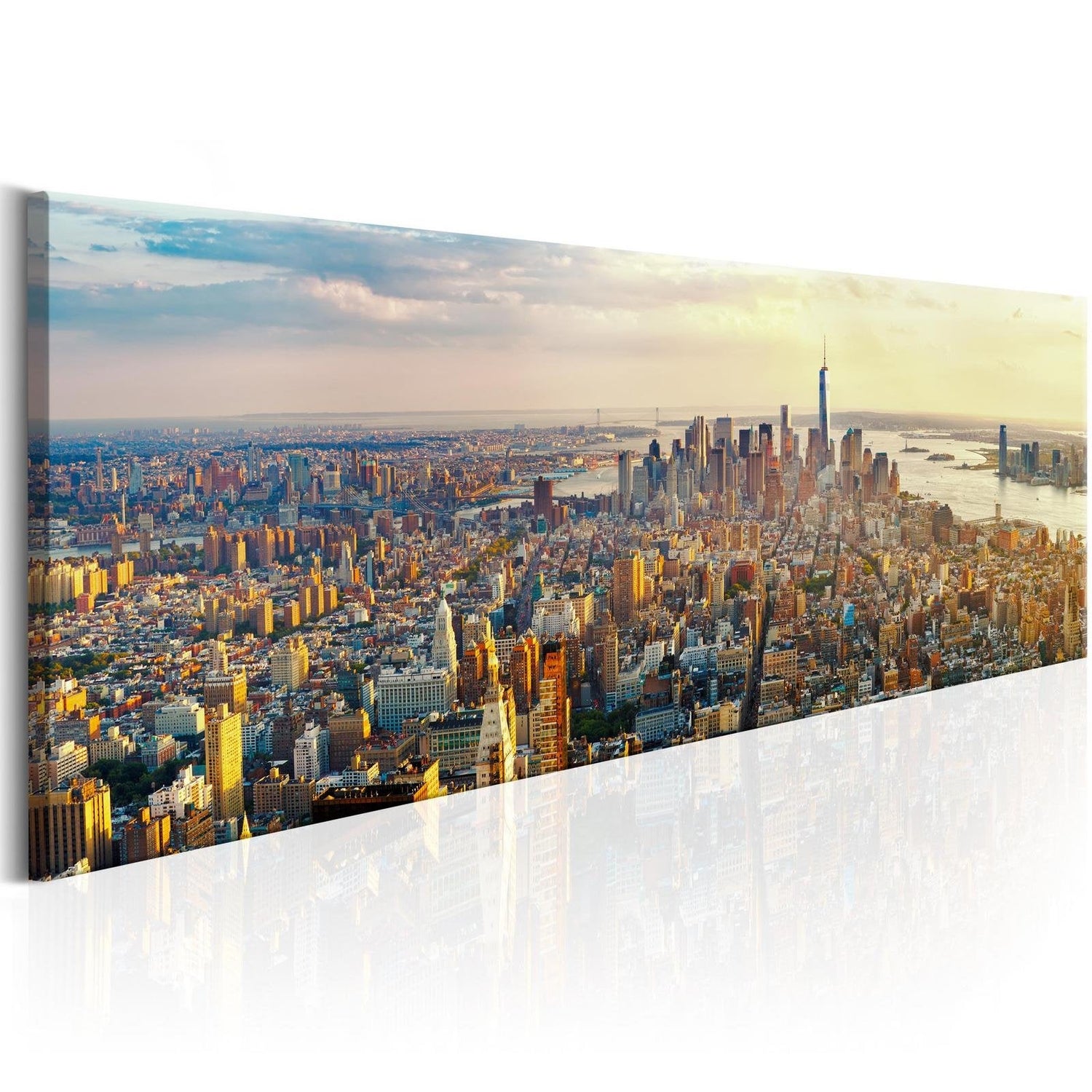 Stretched Canvas Places - American View-Tiptophomedecor