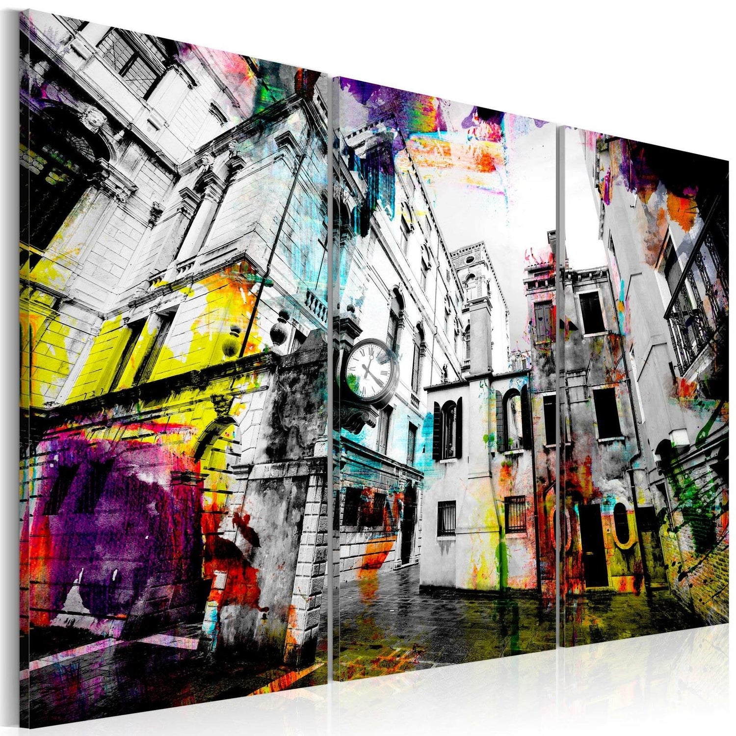 Stretched Canvas Places - Artistry Of Architecture-Tiptophomedecor