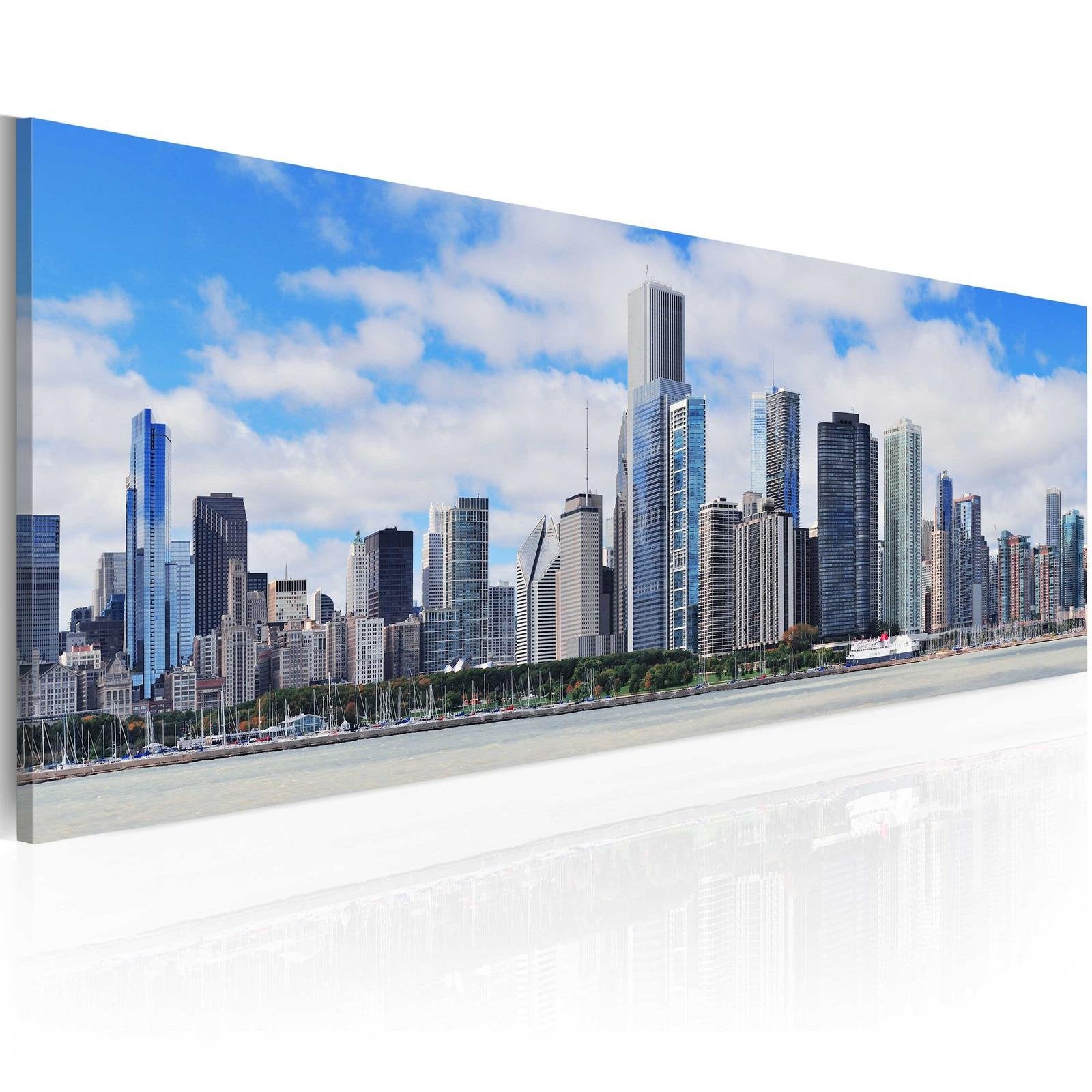 Stretched Canvas Places - Big City - Big Hopes-Tiptophomedecor