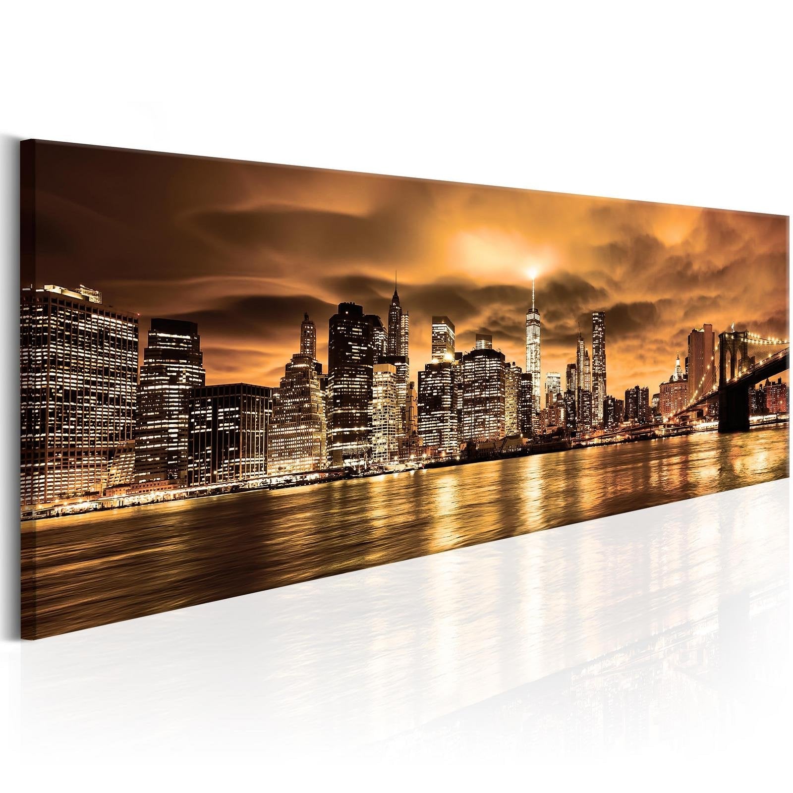 Stretched Canvas Places - City Of The Setting Sun-Tiptophomedecor