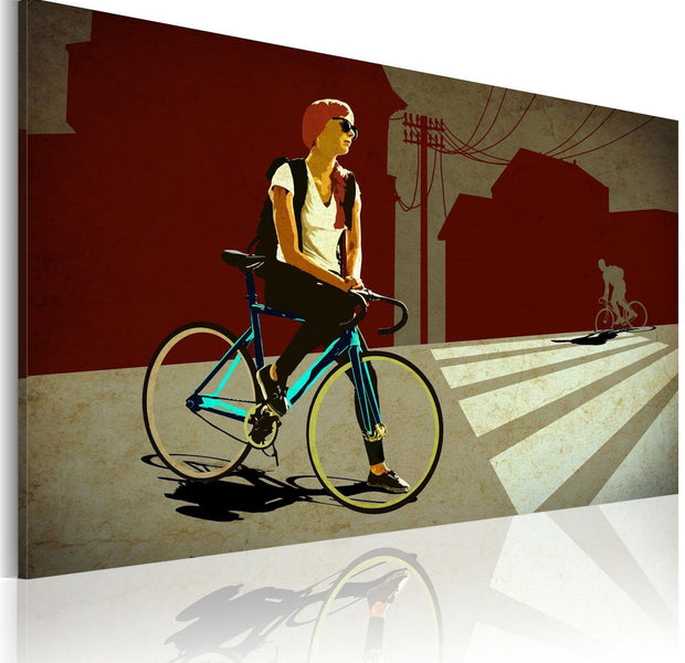 Stretched Canvas Places - City Trip-Tiptophomedecor