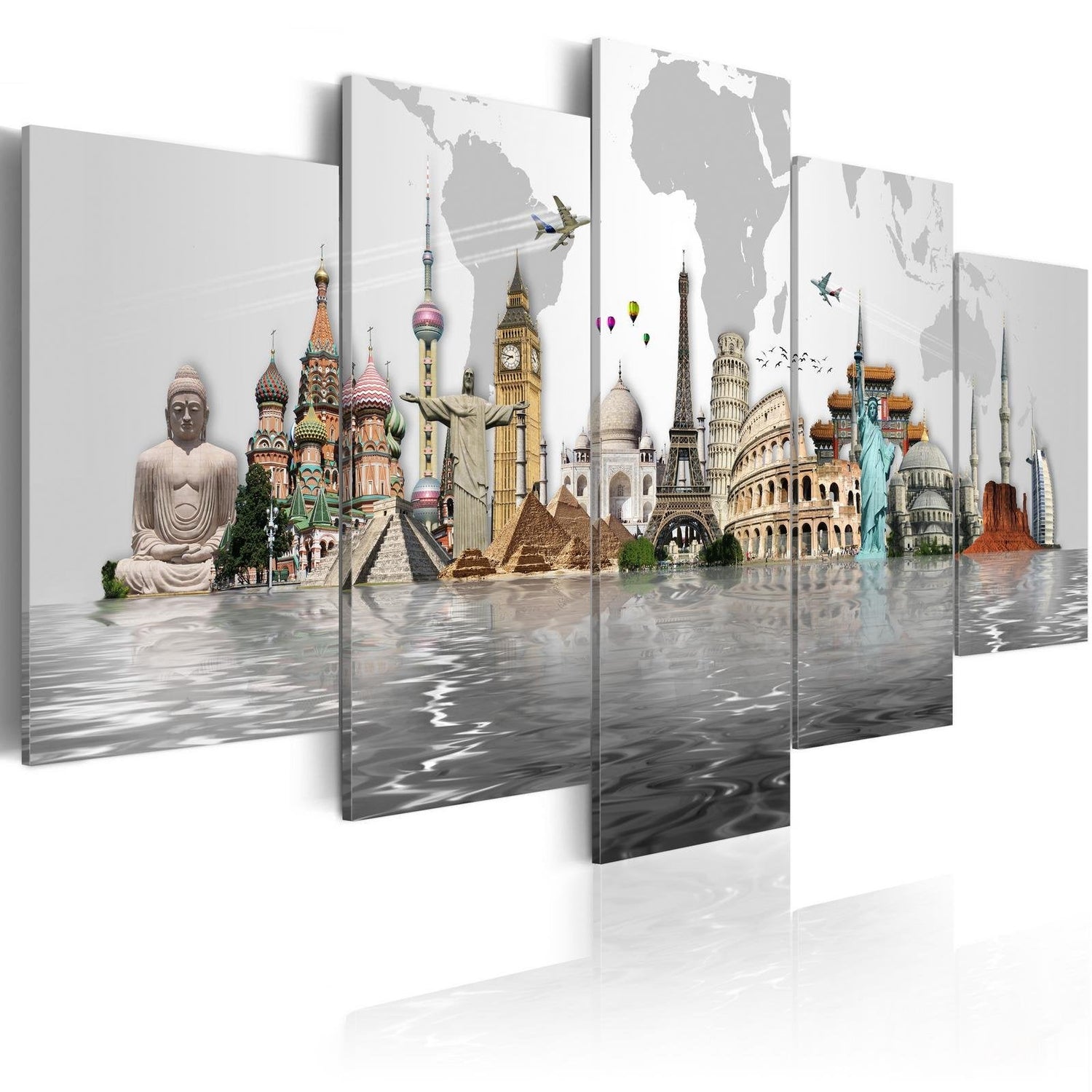 Stretched Canvas Places - Cultural Monuments-Tiptophomedecor