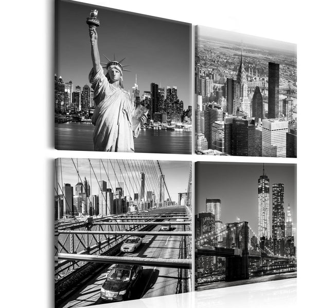 Stretched Canvas Places - Faces Of New York-Tiptophomedecor