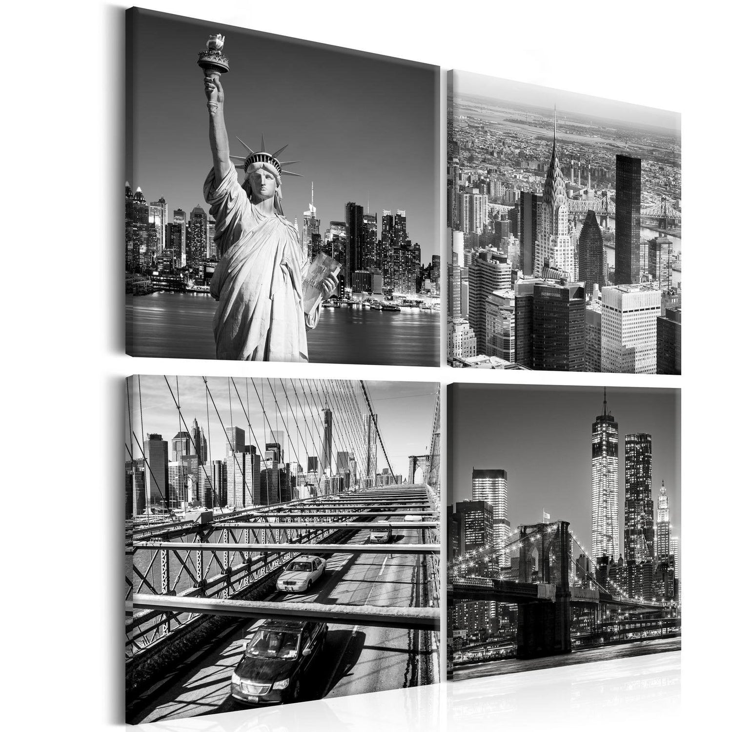 Stretched Canvas Places - Faces Of New York-Tiptophomedecor