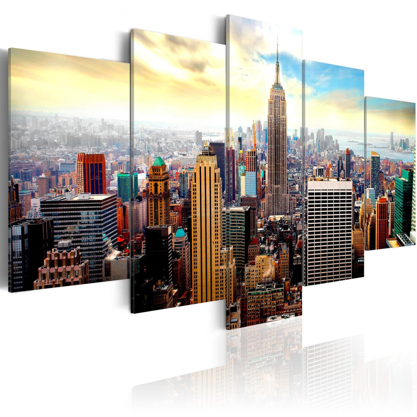 Stretched Canvas Places - Heart Of The City-Tiptophomedecor