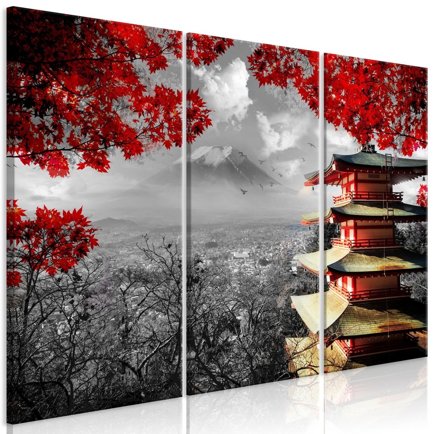 Stretched Canvas Places - Japanese Adventure-Tiptophomedecor